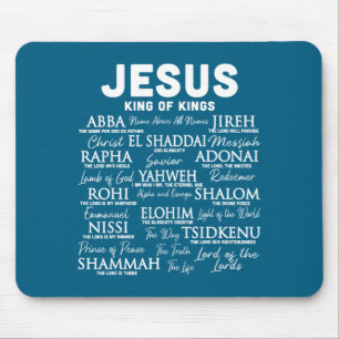 Is Of Jesus King Names God Hebrew Mouse Pad