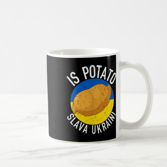 Is Potato Funny Ukraine Joke Support Ukraine Is Po Coffee Mug (Right)