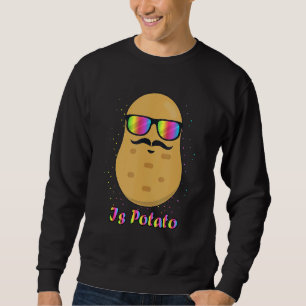 Is Potato In Television As Seen On Late Night Isp Sweatshirt