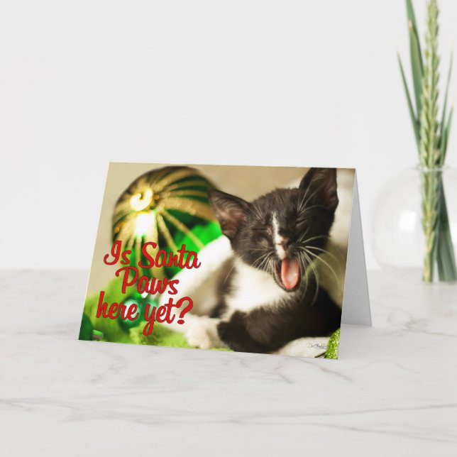 Is Santa Paws Here Yet? Card (Front)