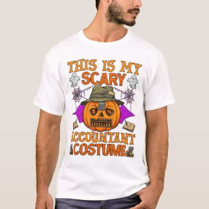 Is Scary Accountant Costume Pumpkin Calculator Aba T-Shirt
