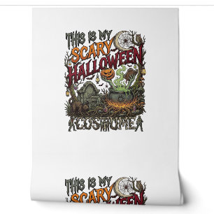 Is Scary Halloween Costume Cauldron Pumpkin Cat_1 Wallpaper