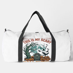 Is Scary Halloween Costume Tombstone Pumpkins Moon Duffle Bag