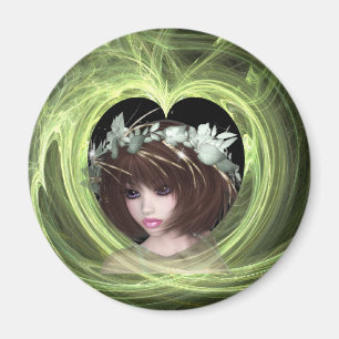 Is She a Dream? Fantasy/Fractal Magnet