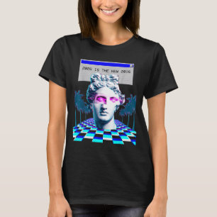Is Shirt 2016 Vaporwave Glitch Statue Aesthetic