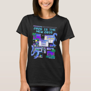 Is Shirt 2016 Vaporwave Pixel Computer Aesthetic