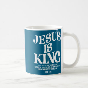 Is Shirt Jesus King Christian Cross God Coffee Mug