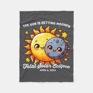 Is Solar Eclipse April Sun Getting Fleece Blanket