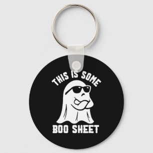 Is Some Boo Sheet Halloween Ghost Funny Costume Key Ring