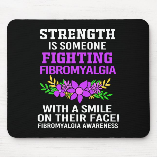 Is Someone Fighting Fibromyalgia For Women 1  Mouse Pad (Front)