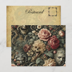Is That All There Is – Gothic Victorian Holiday Postcard