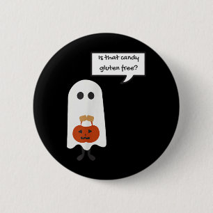Is That Candy Gluten Free_ Funny Halloween 6 Cm Round Badge