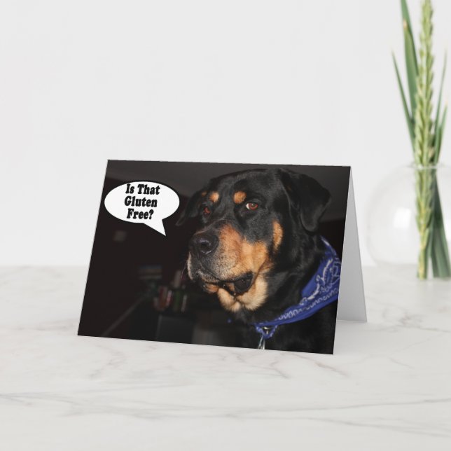 Is that gluten free? holiday card (Front)