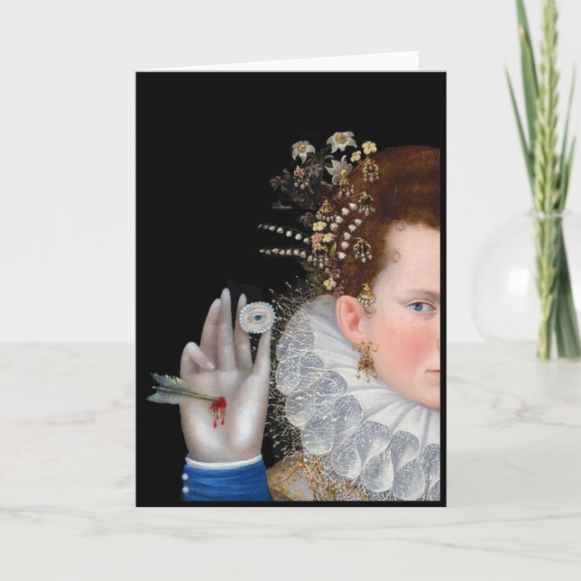 Is That My Eye You Are Holding, a digital collage Card (Front)