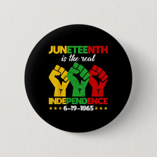 Is The Real Independence Day 1865 Freedom Pride 2 6 Cm Round Badge