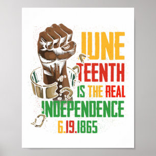 Is The Real Independence Day 1865 Freedom Pride 3  Poster