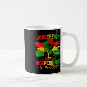 Is The Real Independence Day 1865 Freedom Pride Coffee Mug