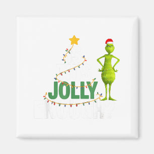 Is This Jolly Enough Funny Christmas Tree Lights H Magnet