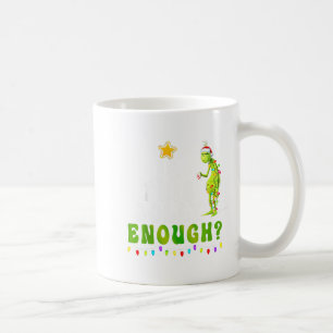 Is This Jolly Enough Green Merry Christmas Tree Li Coffee Mug