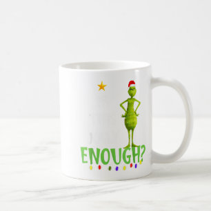 Is This Jolly Enough Green Merry Christmas Tree Li Coffee Mug