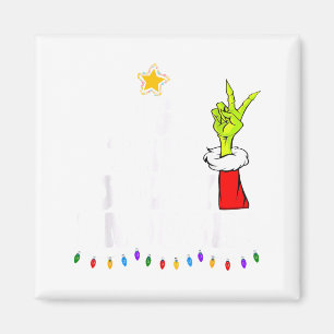 Is This Jolly Enough Green Merry Christmas Tree Li Magnet