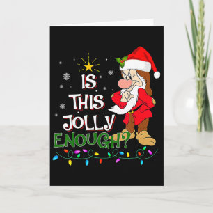 Is This Jolly Enough Grumpy Elf Pajama Christmas L Card