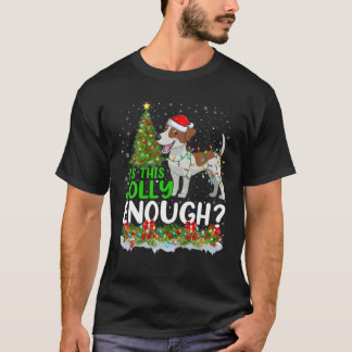 Is This Jolly Enough Jack Russell Terrier Dog Chri T-Shirt