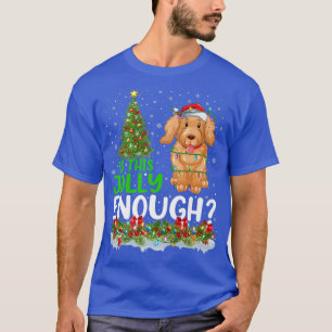 Is This Jolly Enough Maltipoo Dog Christmas Tree T-Shirt