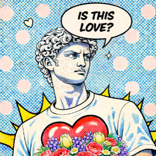 Is This Love? – Pop Art Valentine Card