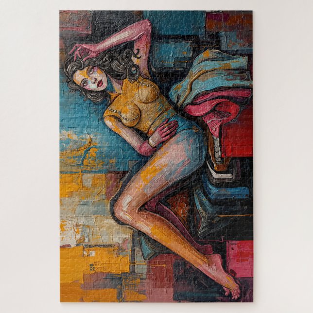 “Is This One Working” – Jasmine’s Portrait Jigsaw Puzzle (Vertical)
