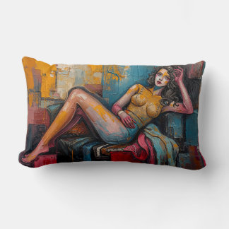 “Is This One Working” – Jasmine’s Portrait Lumbar Cushion