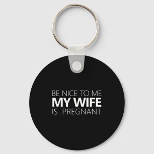 Is Wife Pregnant Dad Gift Key Ring