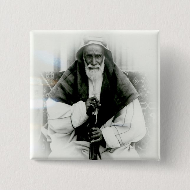 Isa Ibn Ali Al Khalifah 15 Cm Square Badge (Front)