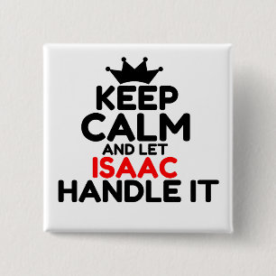 ISAAC 15 CM SQUARE BADGE