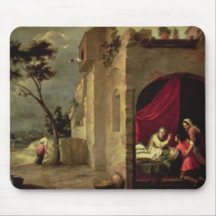Isaac Blessing Jacob Mouse Pad