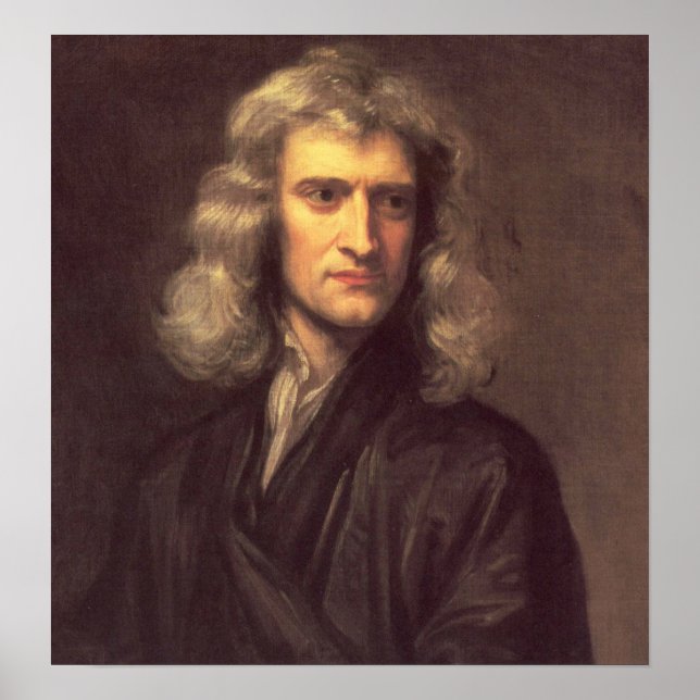 Isaac Newton Art Print (Front)
