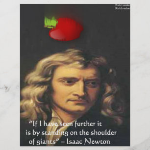 Isaac Newton "Giants Shoulders" Wisdom Gifts & Tee