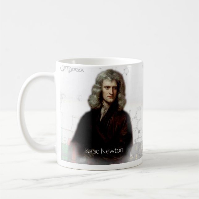 Isaac Newton Historical Mug (Left)