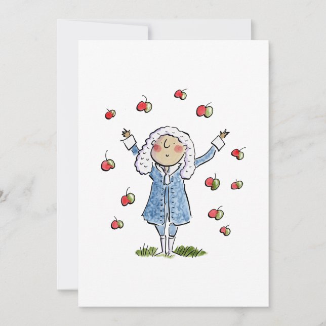 Isaac Newton Invitation (Front)