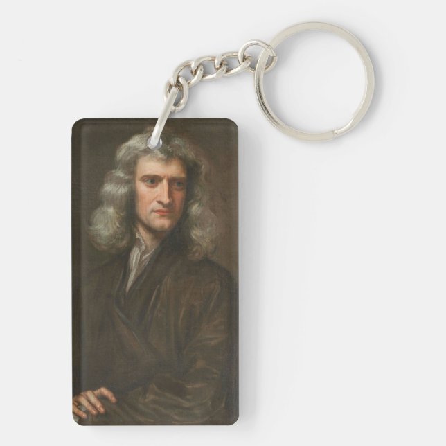 Isaac Newton Key Ring (Back)