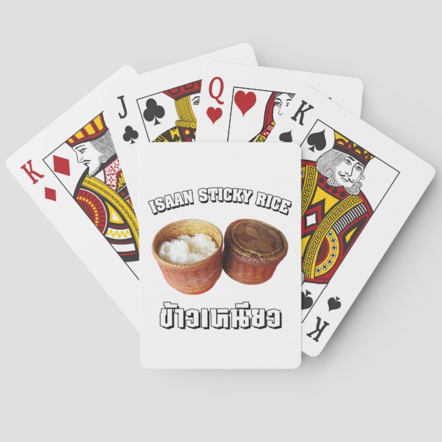 Isaan Sticky Rice [Khao Niao] Playing Cards (Back)
