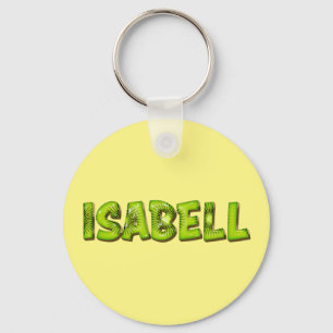 Isabell Name Kiwi Design Keychain