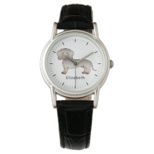 Isabella And Tan Short Hair Dachshund Dog And Name Watch