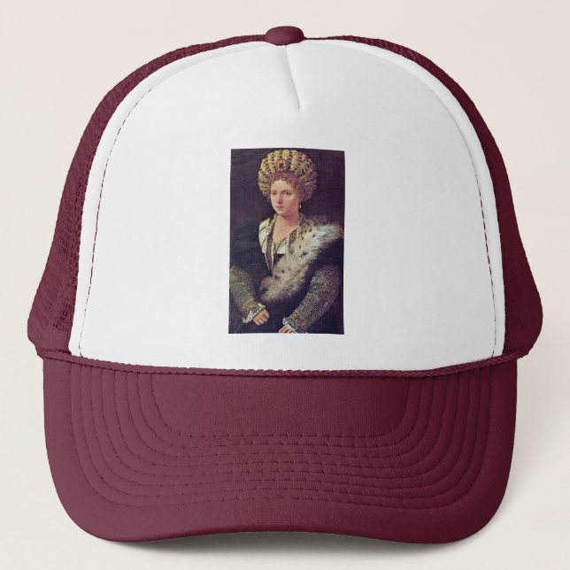 Isabella Dâ € ™ Estedeutsch: Portrait Of Isabella Trucker Hat (Front)