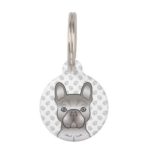 Isabella French Bulldog Frenchie Dog & Pet's Info Pet Tag