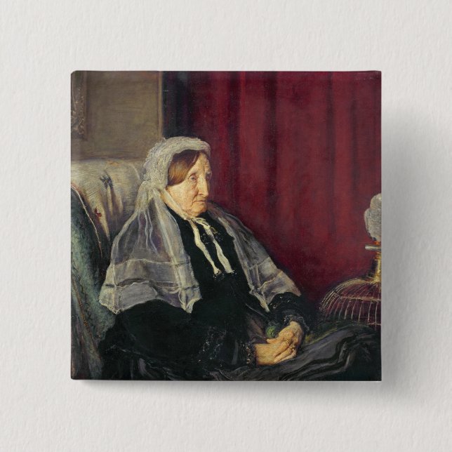Isabella Heugh, 1872 15 Cm Square Badge (Front)