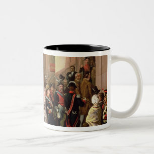Isabella II of Spain  and her husband Two-Tone Coffee Mug