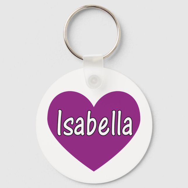 Isabella Key Ring (Front)
