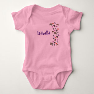 Isabella, Name With Australian Wildlife,  Baby Bodysuit