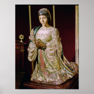 Isabella of Castile  in Prayer, 1520-22 Poster